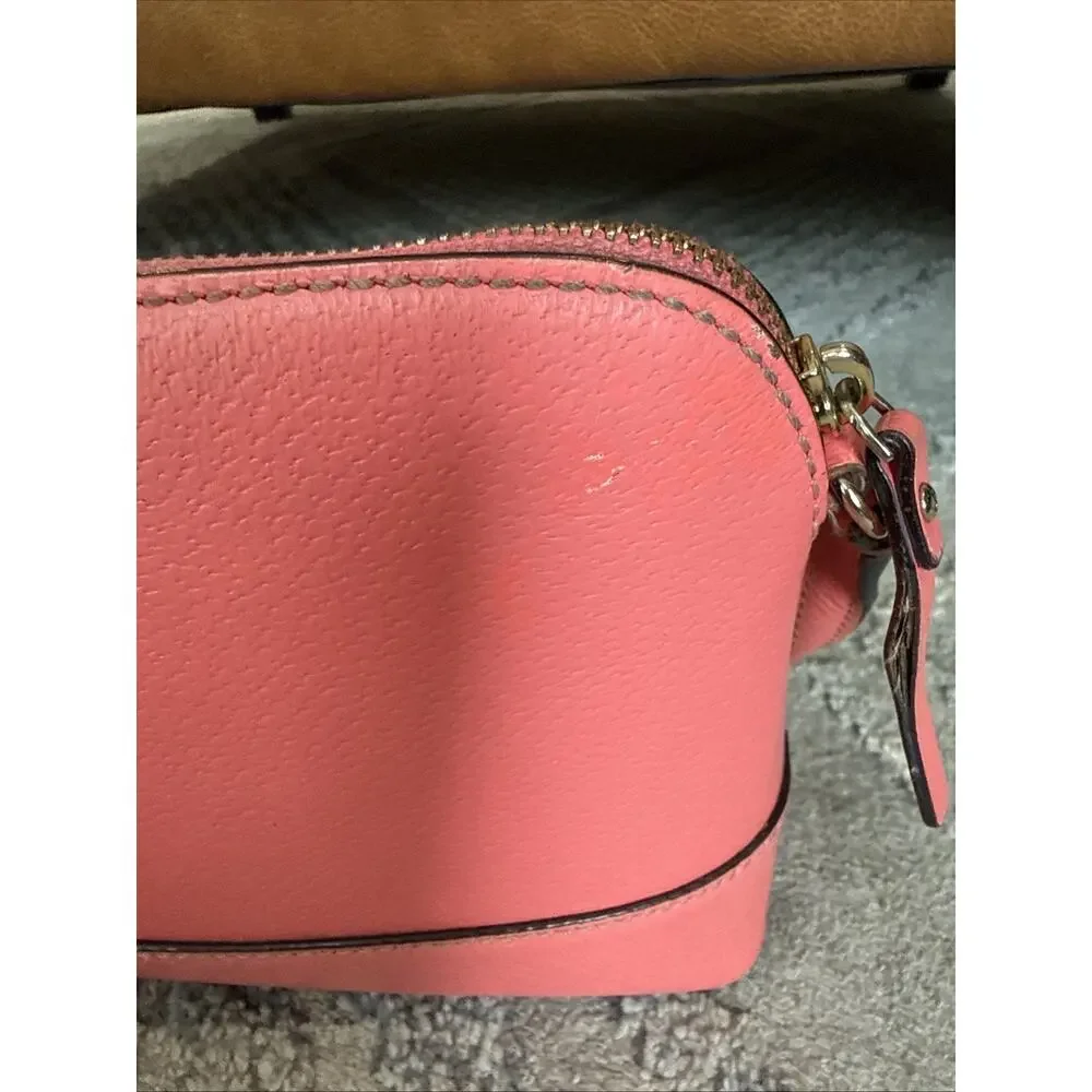 Watermelon Pink Kate Spade Dome Crossbody Purse